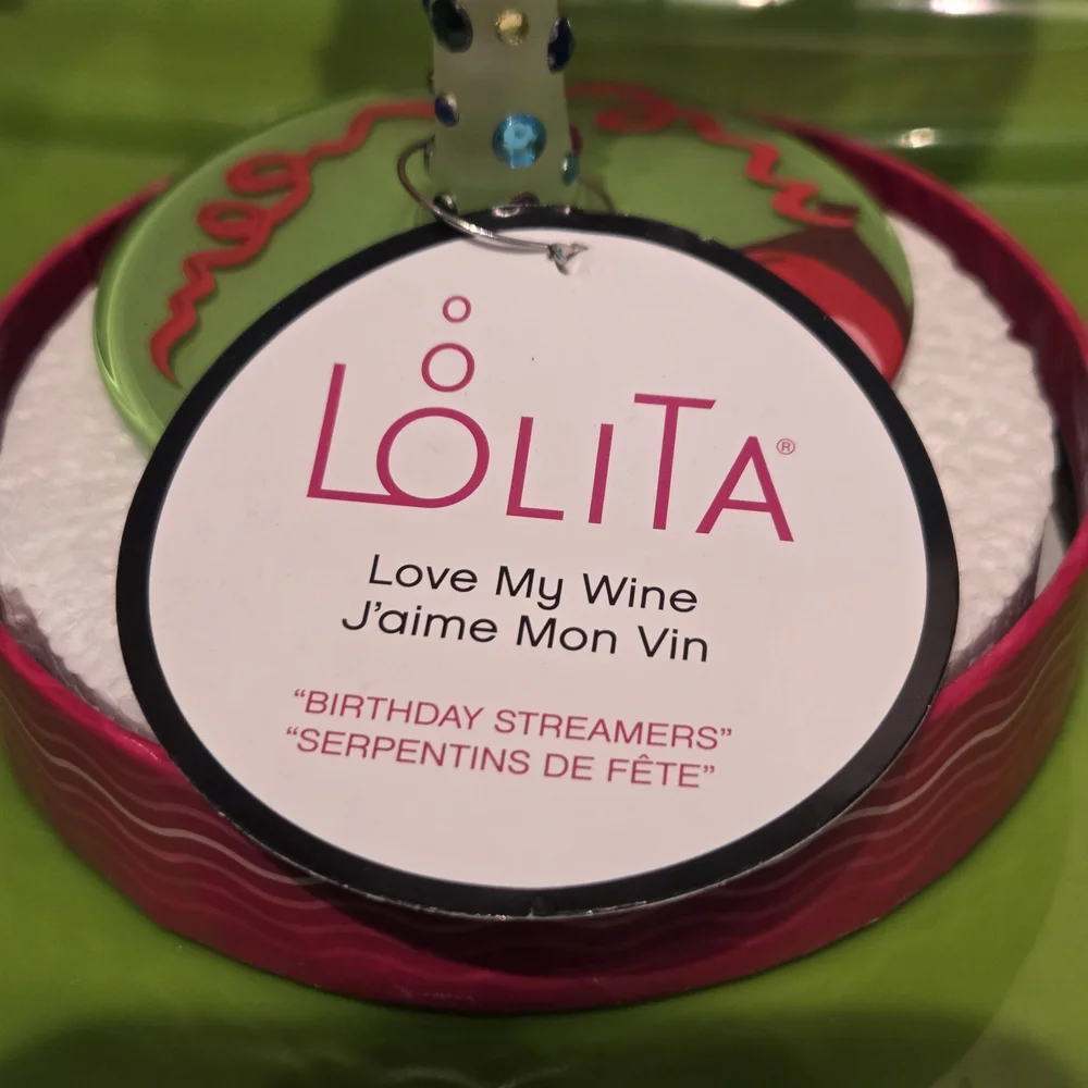 Lolita Happy Birthday Wine Glass